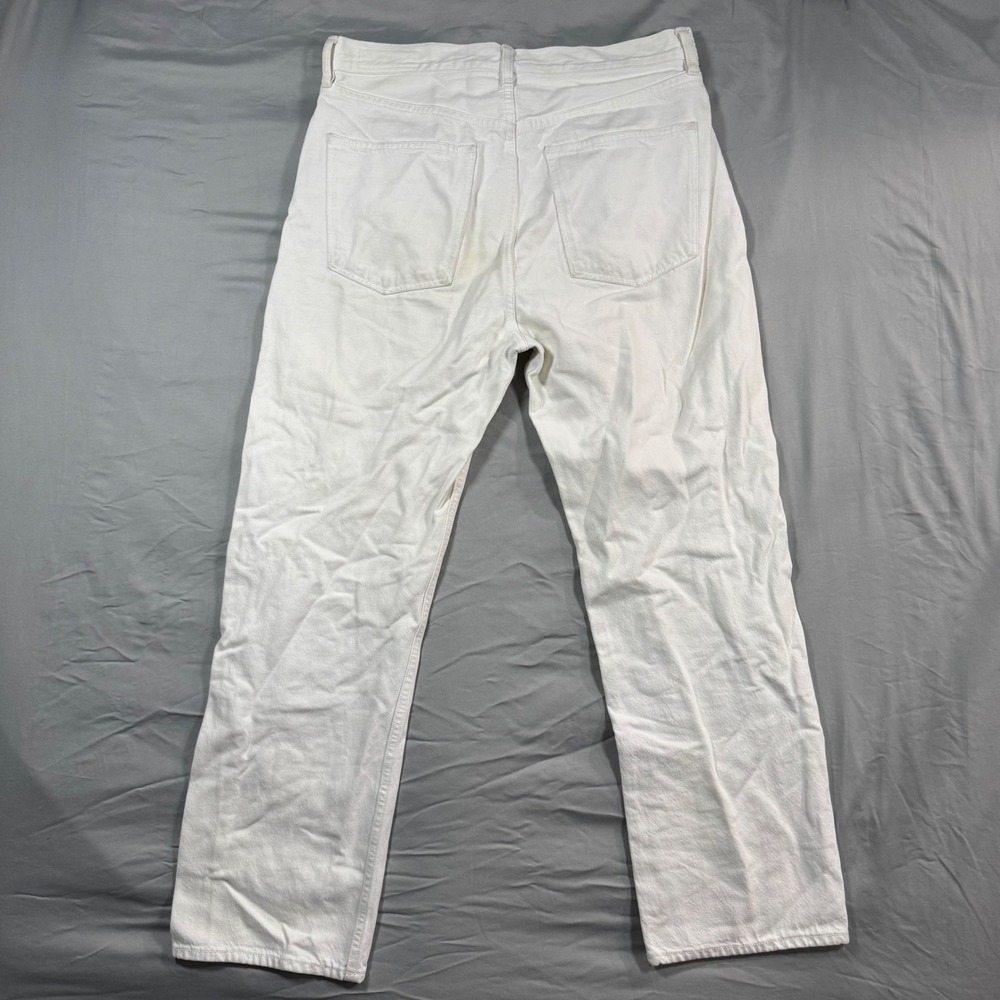 ALLSAINTS Mari Boys Jean High Rise Straight‎ Leg Jeans White W29 - Picture 3 of 12